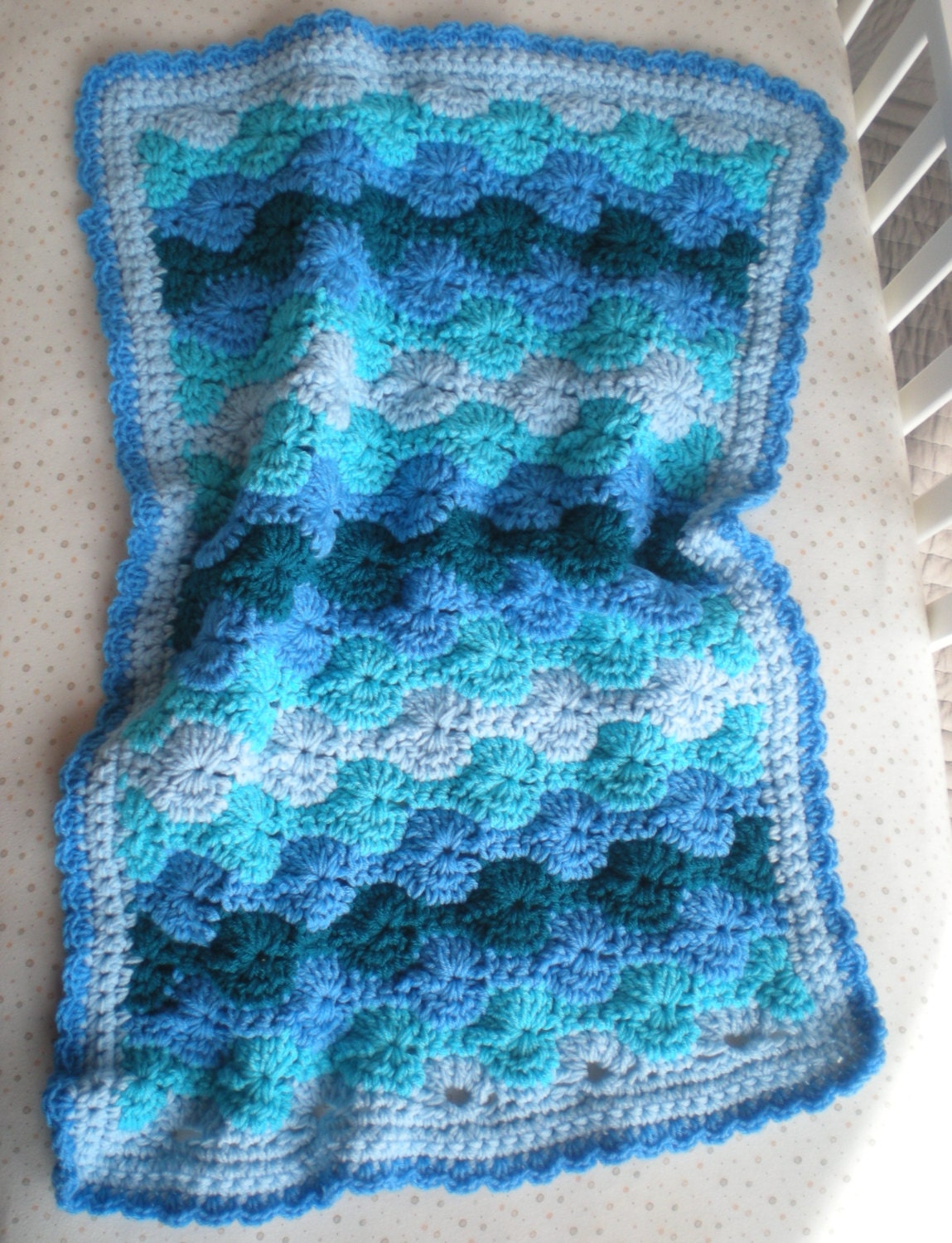 Ocean waves crochet pattern - zatiklo