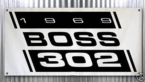 Ford boss 302 banner flag #8