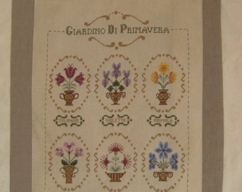 Chart GIARDINO di PRIMAVERA - Hardcopy or PDF format, also available in English and French translation