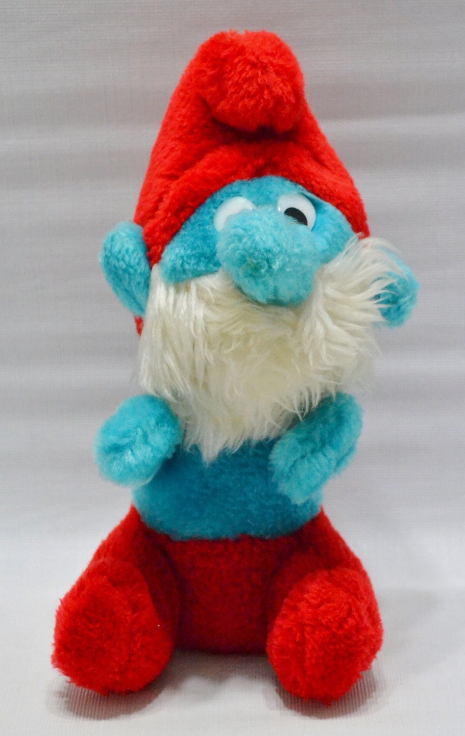 vintage papa smurf stuffed animal