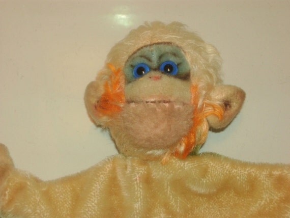 steiff monkey puppet