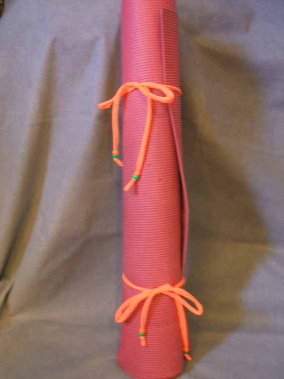 Orange Yoga Mat Ties