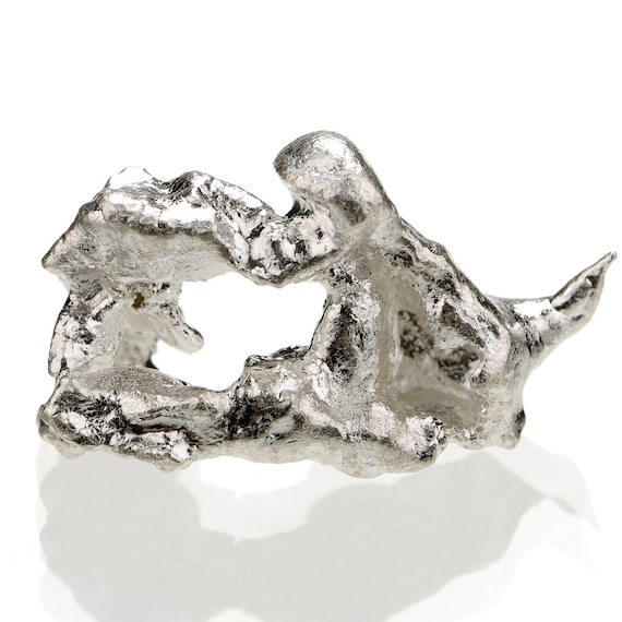 3.74 Gram Natural Pure Silver Nugget Bullion Sample Specimen