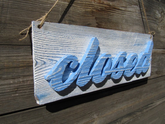 Handmade  Shop  Wooden Sign Closed Rustic Open rustic open Wood ,  Shop Sign, Sign, sign