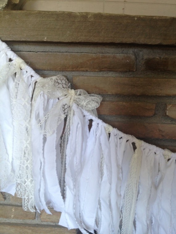 rustic wedding garland shabby chic decor vintage lace rustic wedding garland shabby chic decor vintage lace