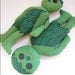 green stuffed toy