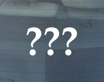 Custom Greek Bumper Sticker / Window Decal