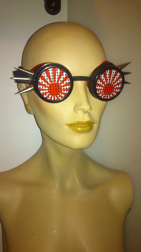 Items similar to Japanese style Goggle minion goggle cyberpunk aviator