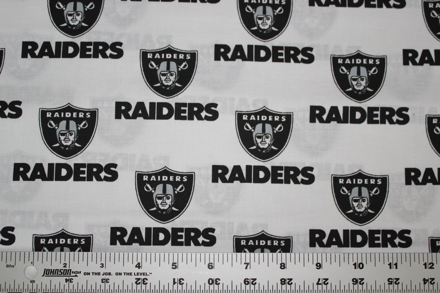 OAKLAND RAIDERS NFL Cotton Fabric By The Yard Sports Team1500 x 1000