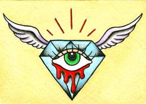 Ali Tattoo Old School | articoli simili a diamond originale con ali mini neo Ali Tattoo Old School | articoli simili a diamond originale con ali mini neo