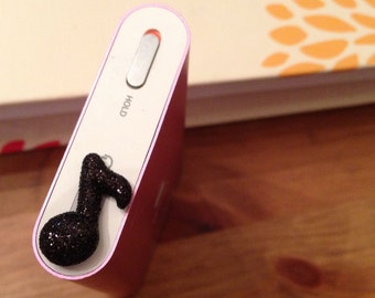Musical Sparkle cell phone charm, dust plug charm