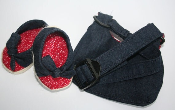 Darling Denim Shoes and Bag