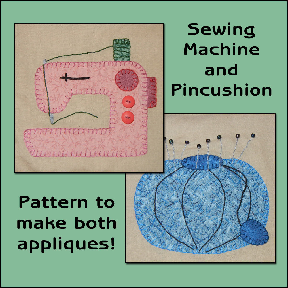 Sewing Room Applique Templates Sewing Machine Applique