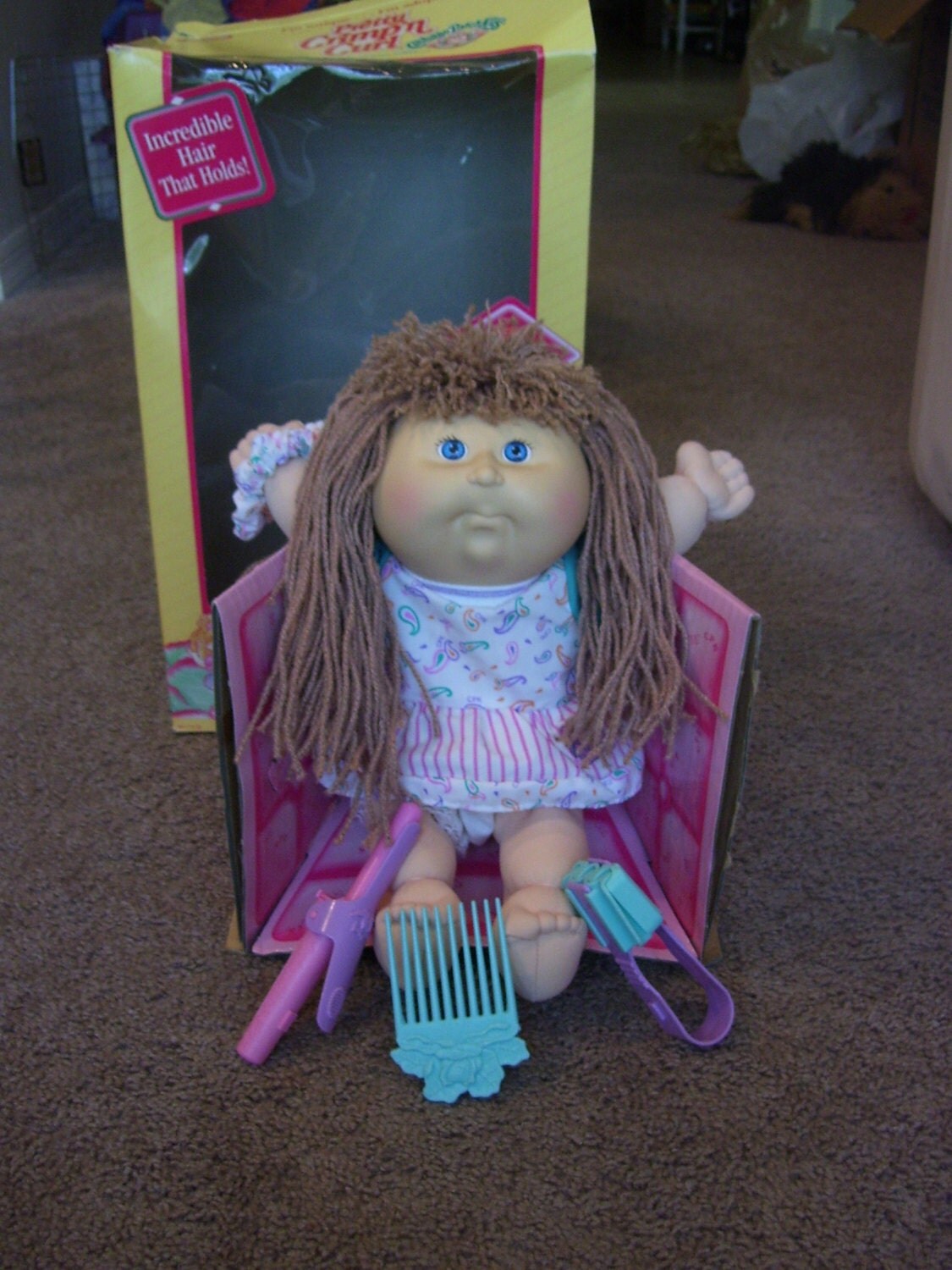 crimp and curl cabbage patch doll