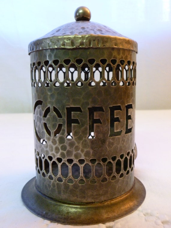 Items similar to Vintage Coffee Canister on Etsy