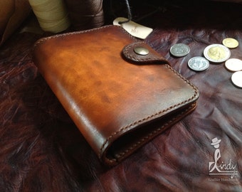 D Indy Passport Leather case (Vintage Brown)