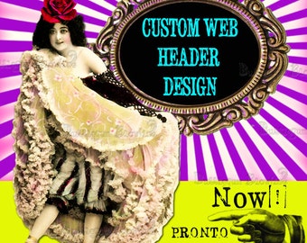 ... etsy banner, Big Cartel Headers, Website Header you choose the size