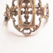 Cuff Bracelet Brass Filigree Bracelet Victorian Hardware Jewelry A Game of Thrones Cross Bracelet Gothic Noir DanielleRoseBean Metal Cuff