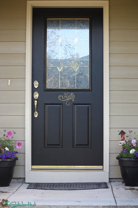 Fancy Hello Front Door Decor Home Decor Entry Way