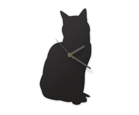 Sitting Cat Clock - A cat that can tell the time