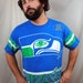 Vintage 90s Seattle Seahawks NFL Football Jersey Shirt