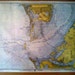 Huge Vintage Navigational Map of Tampa Florida. Wall Map. Map for Framing. 1975