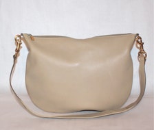 Vintage GUCCI Hobo Tan Leather Large Convertible Clutch -AUTHENTIC-