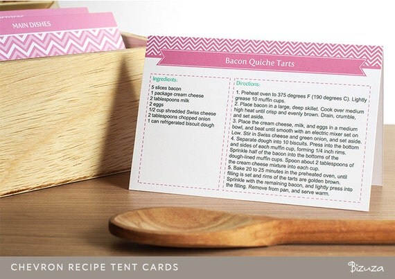 Printable Recipe Cards and Dividers Editable PDF 4x6 by Bizuza