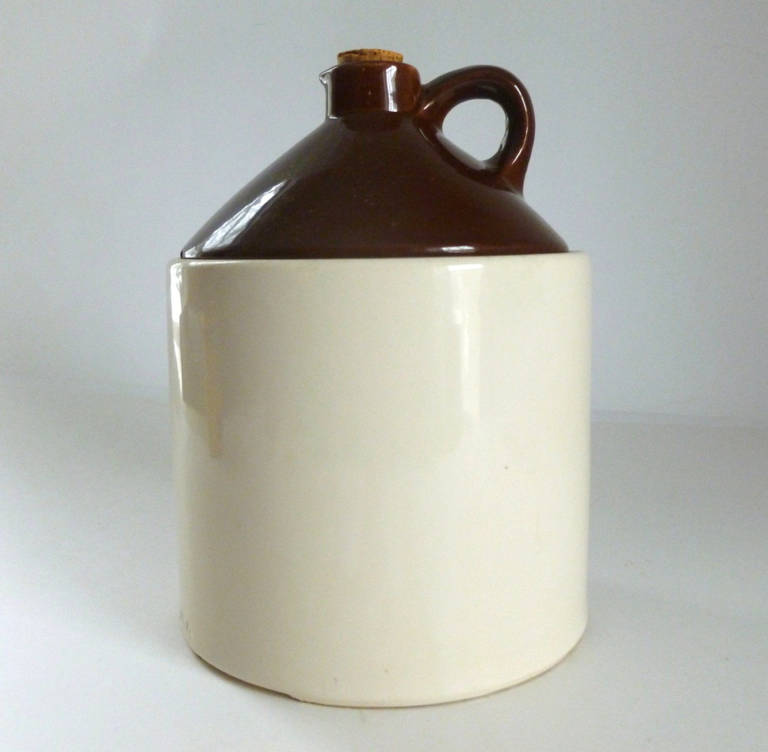 Mid Century Whiskey Jug Cookie Jar Vintage Kitchen Decor