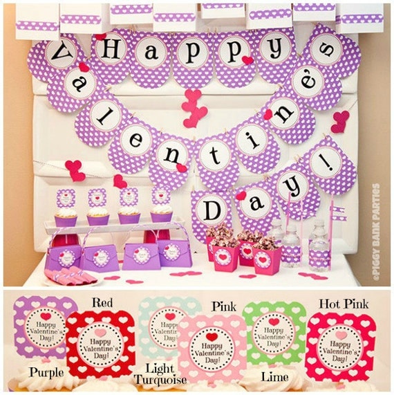 SIMPLY HEARTS Collection - Printable Valentine's Day Decor Il_570xn