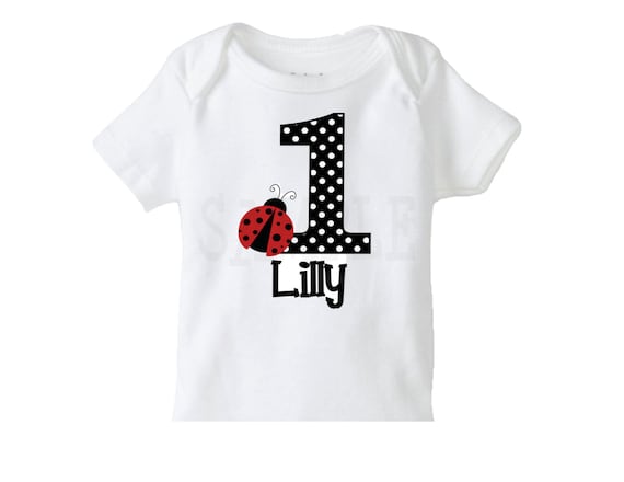 Ladybug Birthday Shirt or Ladybug Bodysuit Il_570xn