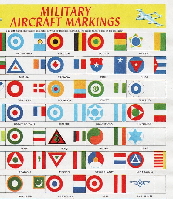 military-aircraft-markings-1960s-vintage-print-wing-fuselage