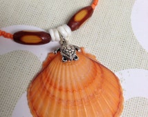 Popular items for scallop shell necklace on Etsy