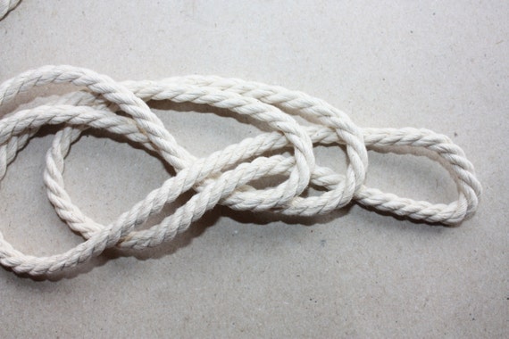 5 mm Cotton Rope Natural and Elegant Cotton Twisted Cord