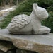 cement boston terrier statue