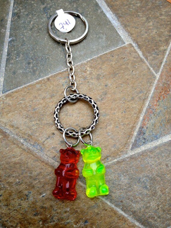 Items similar to Gummy Bears Keychain, on Etsy