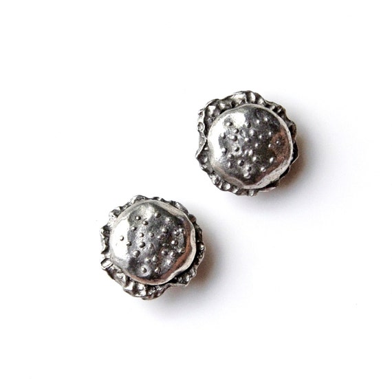 Hamburger Cufflinks - Gifts for Men - Anniversary Gift - Handmade - Gift Box Included