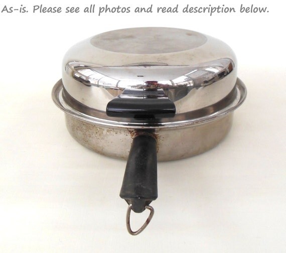 Amway Queen Skillet Stainless Waterless by LaurasLastDitch