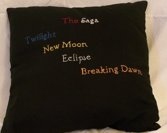 Twilight Inspired, The Saga, Throw Pillow