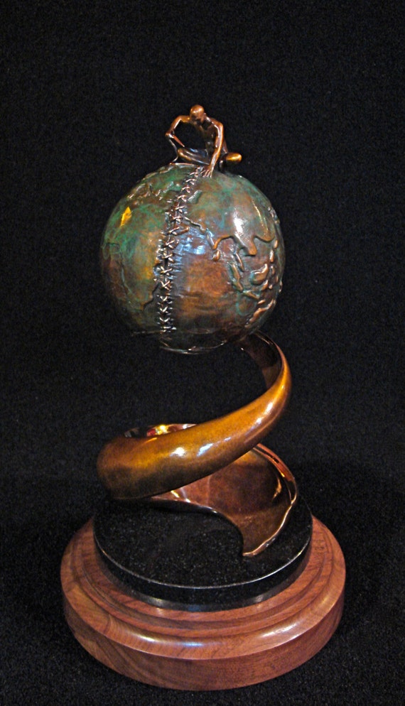 Thread of Humanity bronze sculpture edition by johnstonsculpture