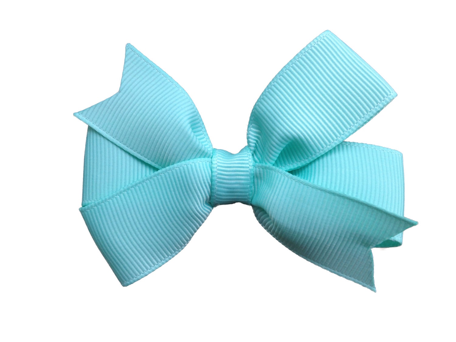 Aqua hair bow 3 inch bow aqua bow 3 inch hair bows