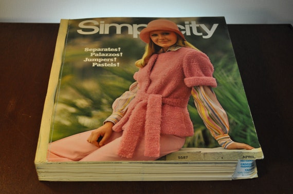 Vintage Simplicity Sewing Pattern Fashion Counter Catalog Book