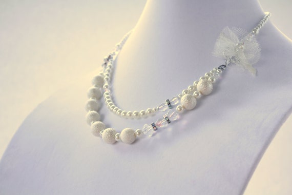 Ivory Pearl with Crystals and Rhinestones by janetpowers1 on Etsy