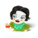AUDREY HORNE - shrink plastic brooch