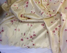 ALLOVER FLOWER SUTASH ON N/P TAFFETA  | 20179-6085