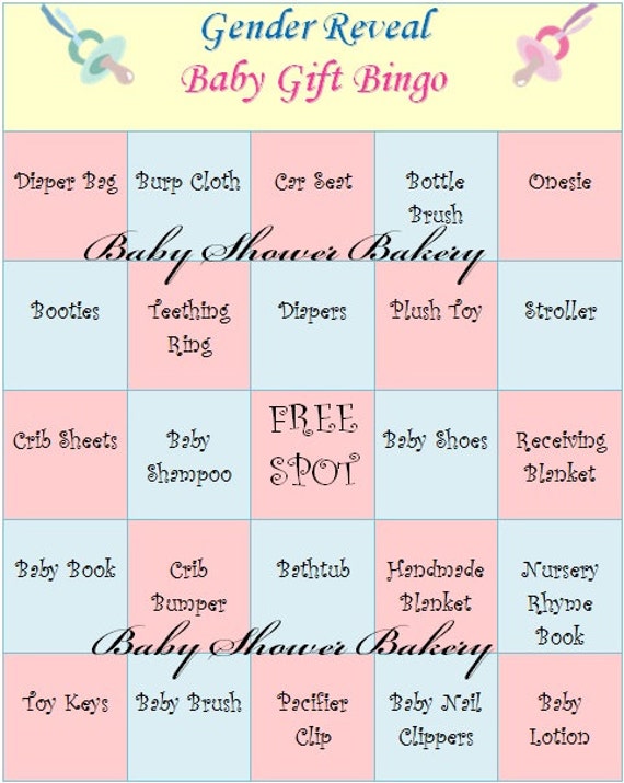 gender reveal party game gender reveal baby by babyshowerbakery