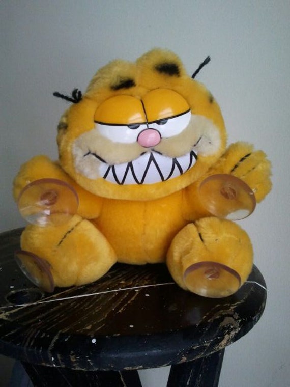 garfield car window plush