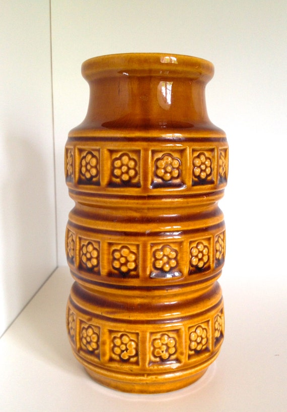 Vintage West German Pottery Vase Mid Century Modern Scheurich   Il 570xN.459018639 Hj6m 