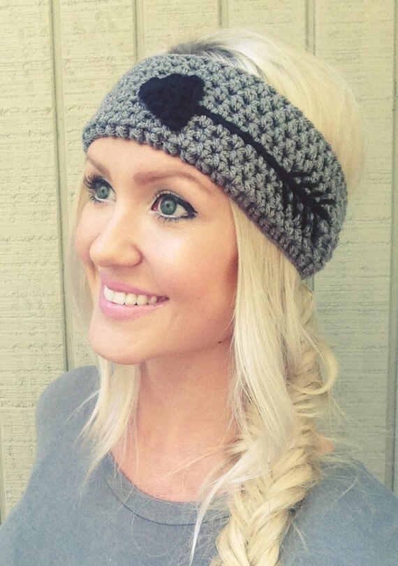 Items similar to Arrow Headband Earwarmer in ANY COLOR on Etsy