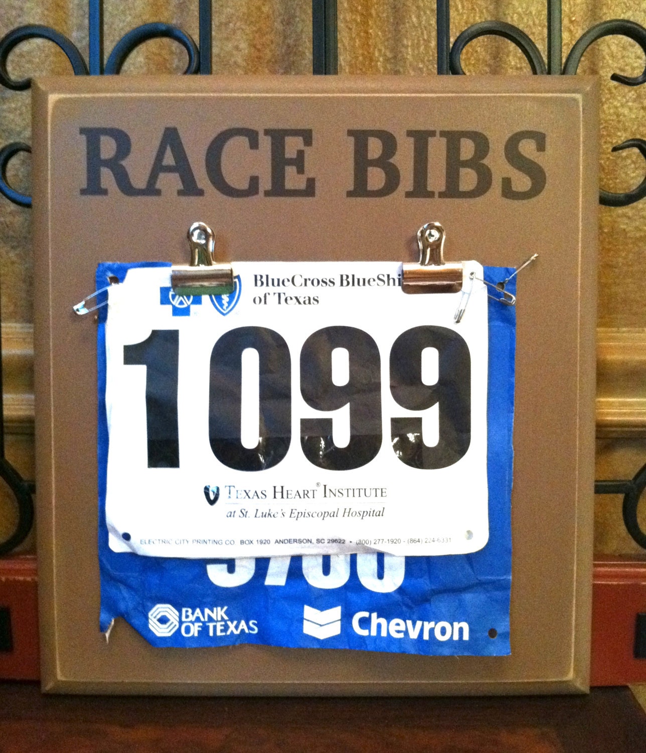Race Bibs Marathon Half Marathon 10K 5K TRI by FrameYourEvent